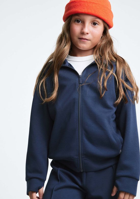 Foto do produto: Jaqueta Infantil Unissex Em Moletom Neoprene - Azul