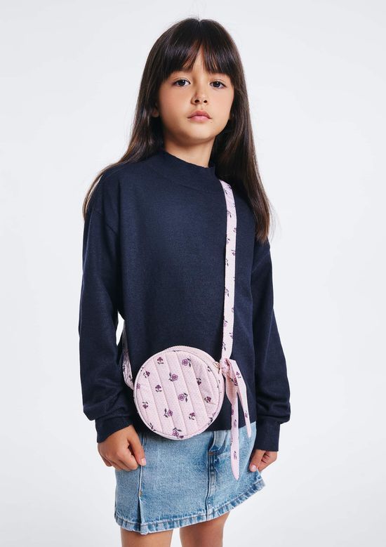 Foto do produto: Bolsa Tiracolo Infantil Menina Estampada - Rosa