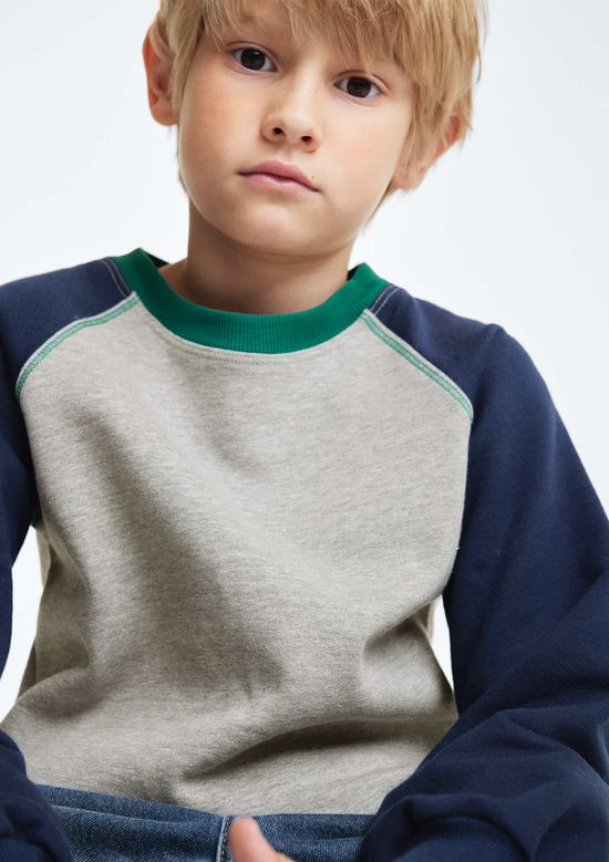 Foto do produto: Blusão Infantil Menino Em Moletom Com Patch - Azul