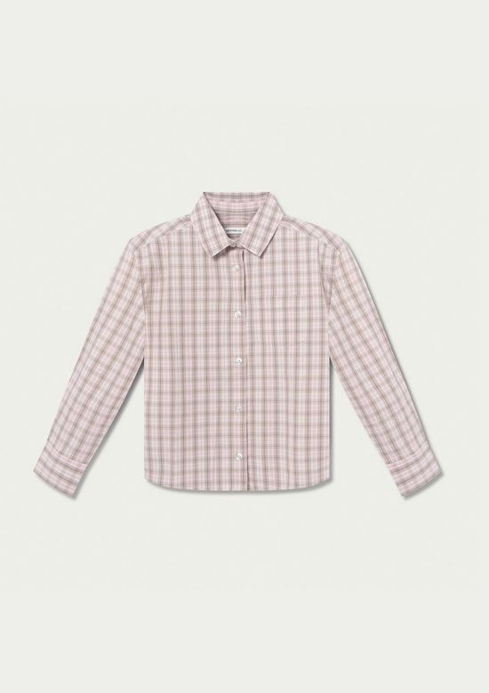 Foto do produto: Camisa Infantil Menina Em Tricoline - Rosa