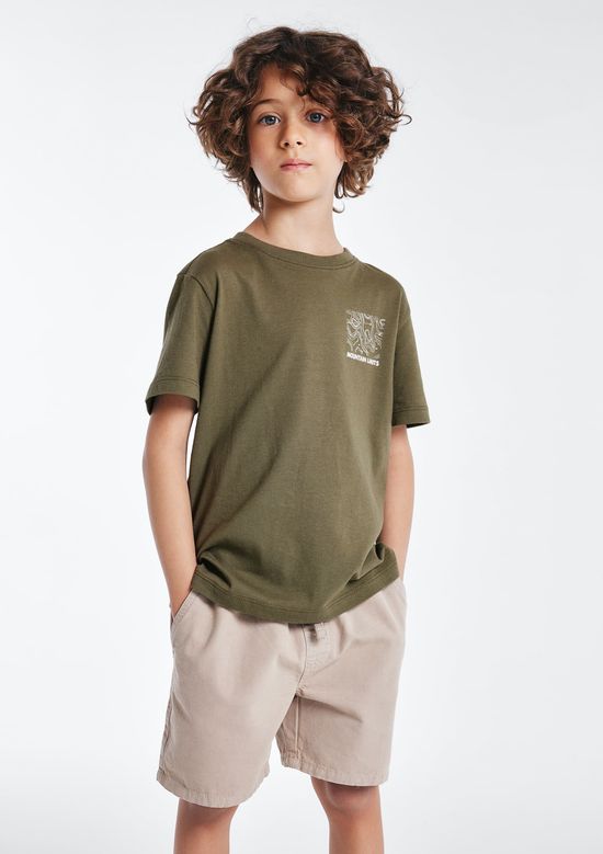 Foto do produto: Camiseta Infantil Menino Regular Estampada - Verde