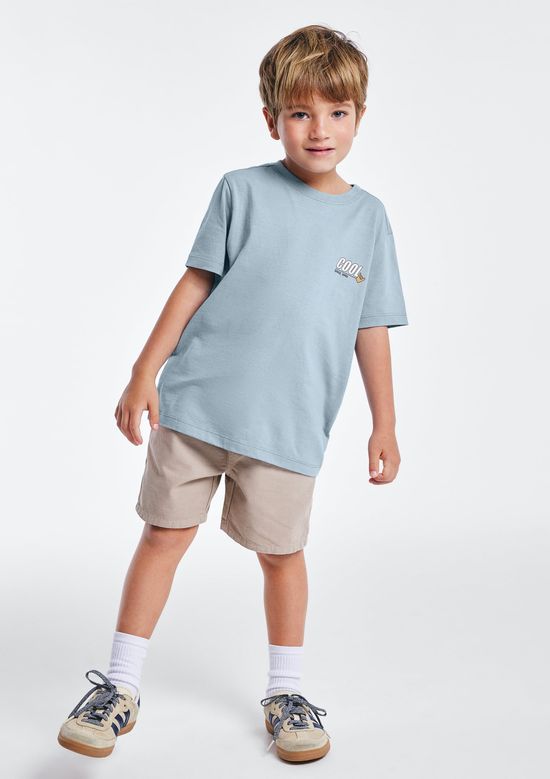 Foto do produto: Camiseta Infantil Menino Regular Estampada - Azul
