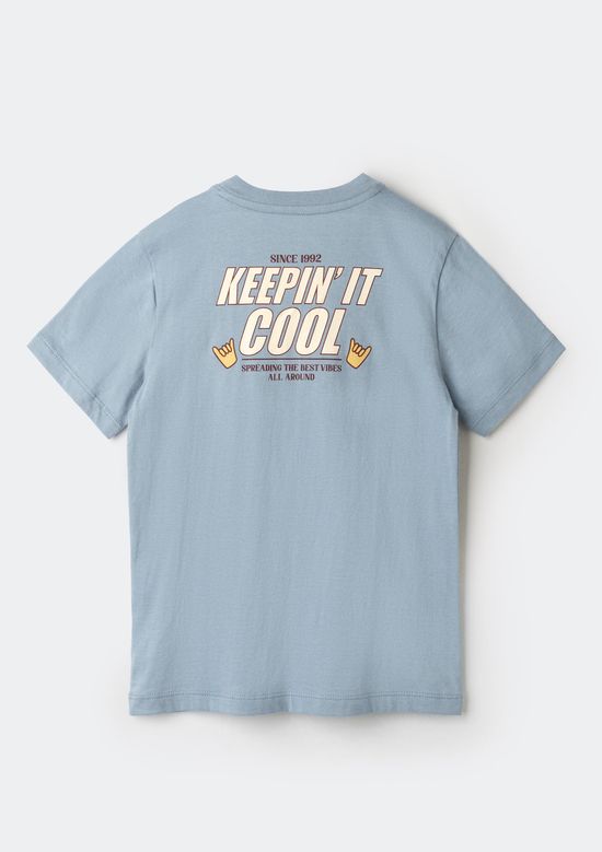 Foto do produto: Camiseta Infantil Menino Regular Estampada - Azul