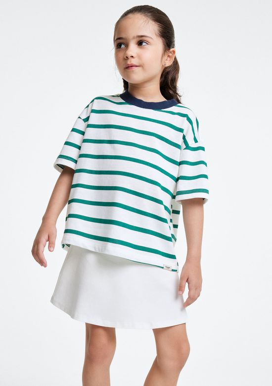 Foto do produto: Blusa Infantil Menina Em Malha Binada Fio Tinto - Verde