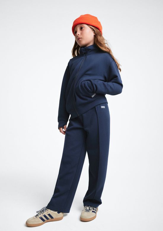 Foto do produto: Calça Infantil Menina Em Moletom - Azul