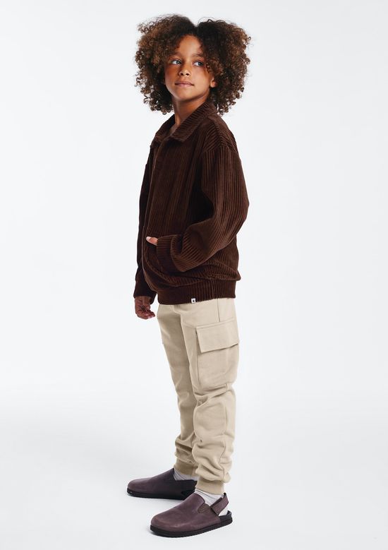 Foto do produto: Calça Infantil Menino Jogger Cós Elástico - Bege