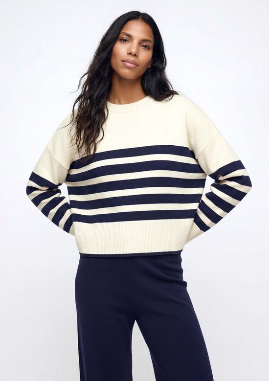 Foto do produto: Blusão Feminino Em Tricô Fio Tinto - Off white