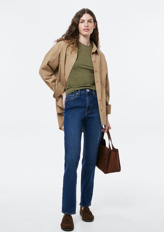 Foto do produto: Calça Jeans Feminina Slim Cintura Média - Azul