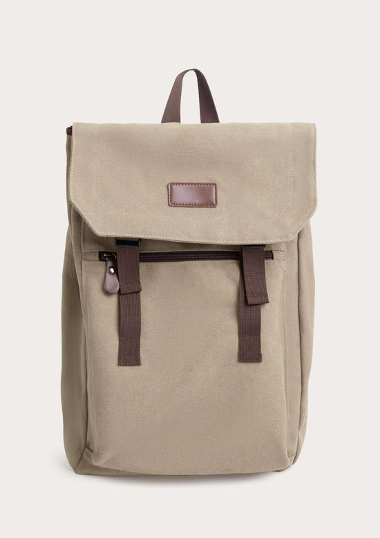 Foto do produto: Mochila Masculina Em Lona - Bege