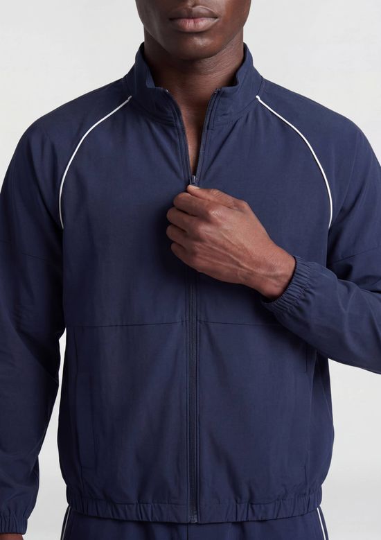 Foto do produto: Jaqueta Esportiva Masculina Gola Alta Easy Care - Azul