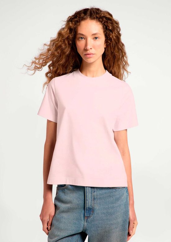 Foto do produto: Camiseta Feminina Manga Curta Super Cotton - Rosa