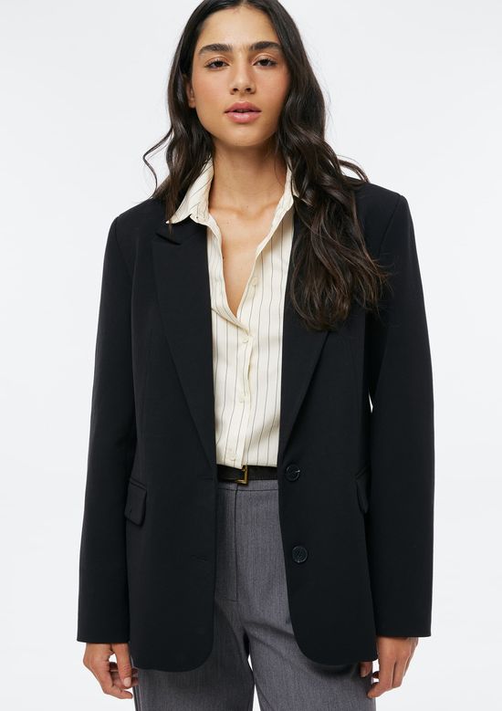Foto do produto: Blazer Feminino Com Ombreira - Preto
