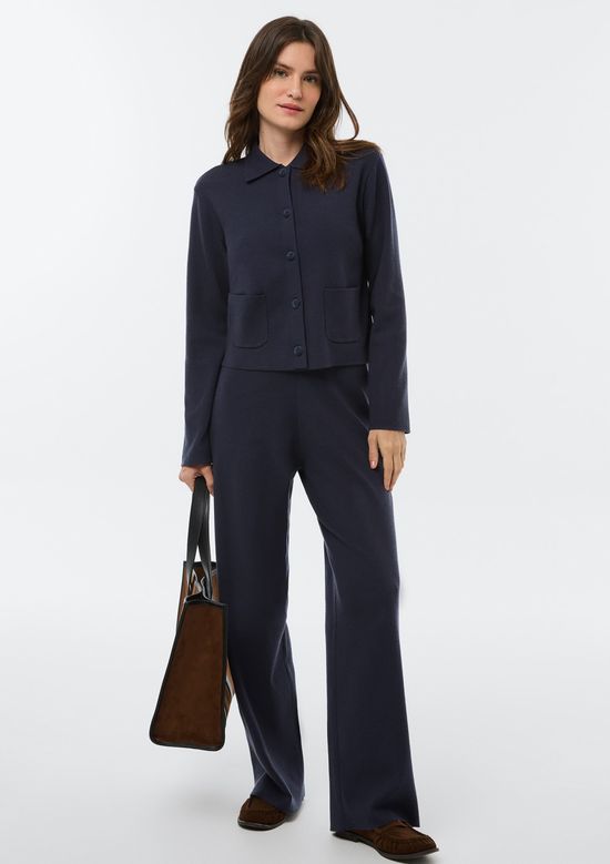 Foto do produto: Cardigan Feminino Em Tricô - Azul