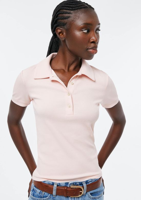 Foto do produto: Polo Feminina Em Ribana Ultra Soft - Rosa