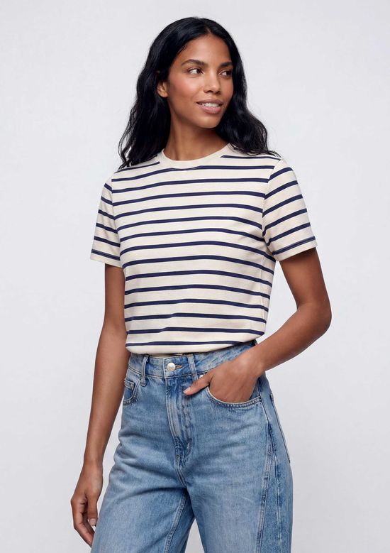 Foto do produto: Camiseta Feminina Boxy Manga Curta - Off white
