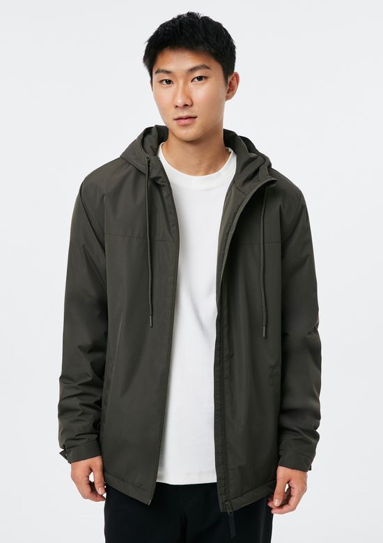 Foto do produto: Jaqueta Masculina Acolchoada Com Capuz - Verde