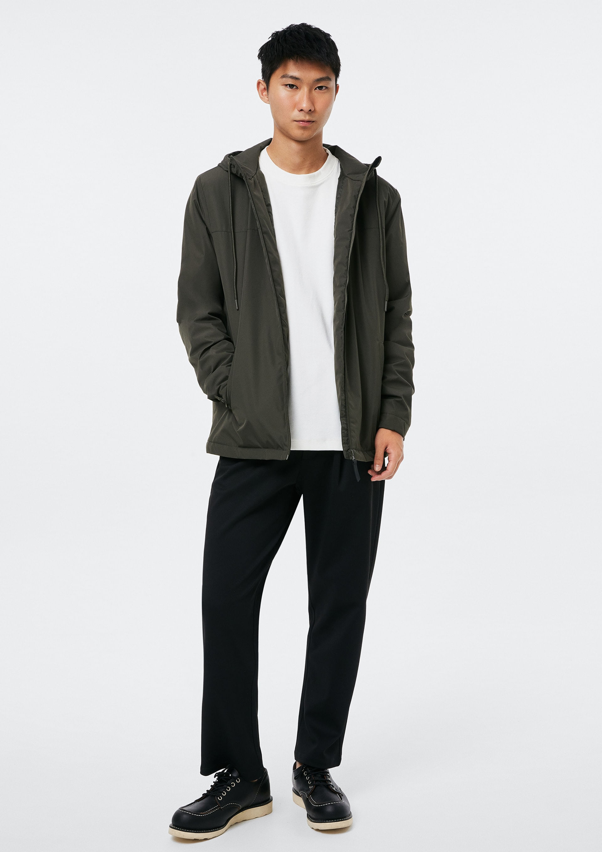 Jaqueta Masculina Acolchoada Com Capuz - Verde | Hering