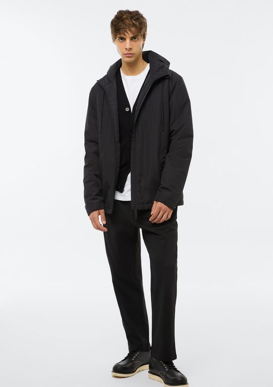 Foto do produto: Jaqueta Masculina Acolchoada Com Capuz - Preto