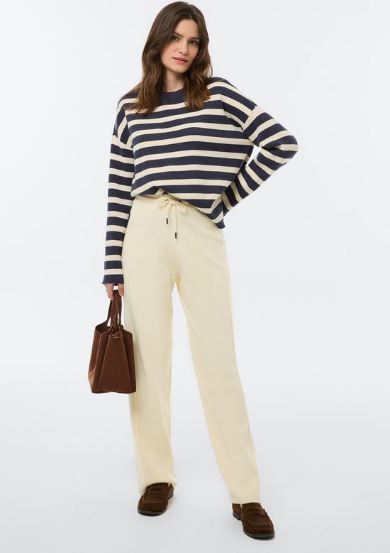 Foto do produto: Blusão Feminino Em Tricô Fio Tinto - Azul