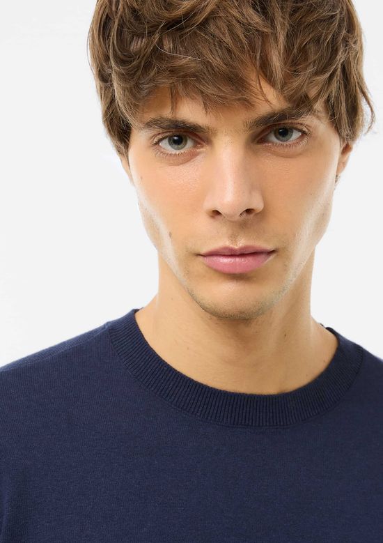 Foto do produto: Suéter Básico Masculino Regular - Azul