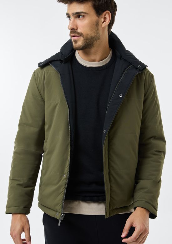 Foto do produto: Jaqueta Masculina Dupla Face Acolchoada - Verde