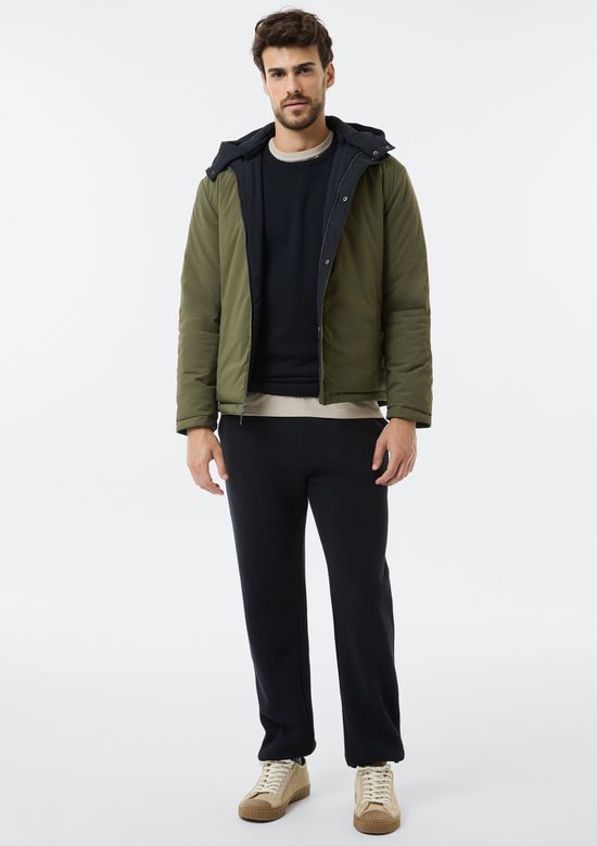 Foto do produto: Calça Masculina Reta Em Moletom Fleece - Preto