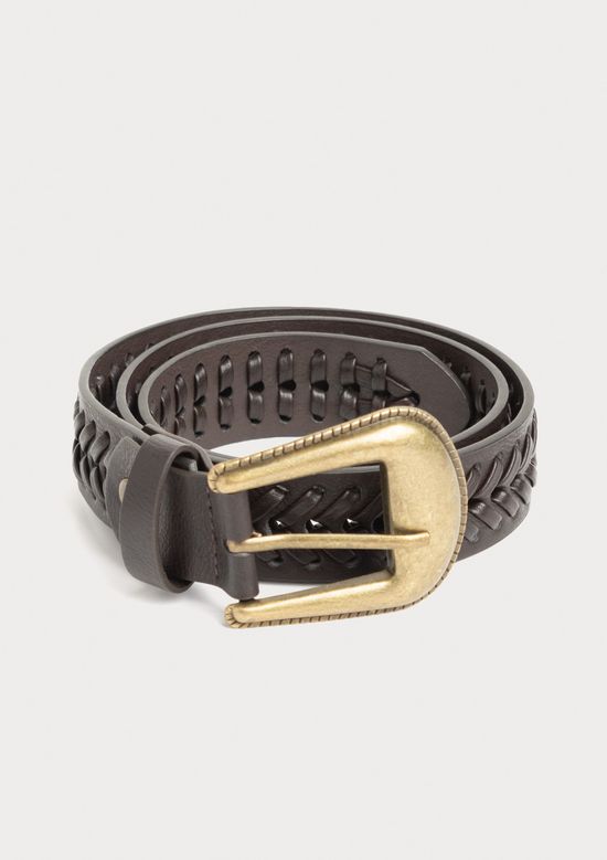Foto do produto: Cinto Feminino Em Pu Trançado - Marrom