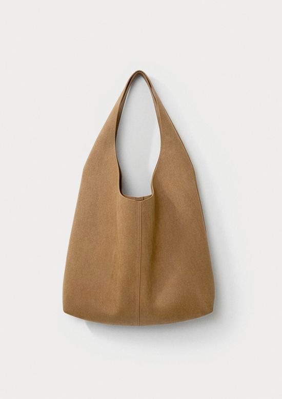 Foto do produto: Bolsa Feminina Tote Em Suede - Bege