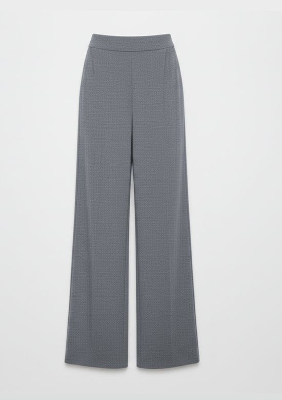 Foto do produto: Calça Feminina Pantalona Mescla - Cinza
