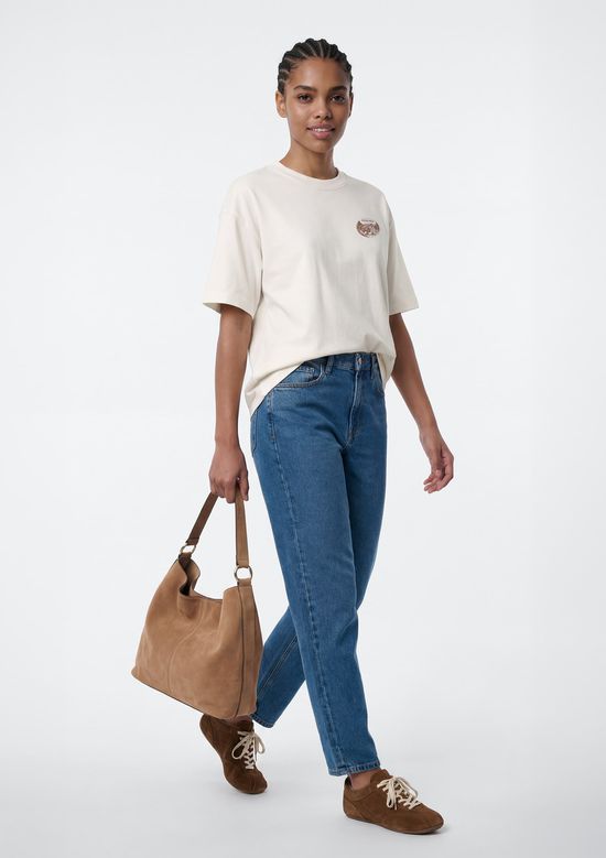 Foto do produto: Calça Jeans Feminina Slim Cintura Média - Azul