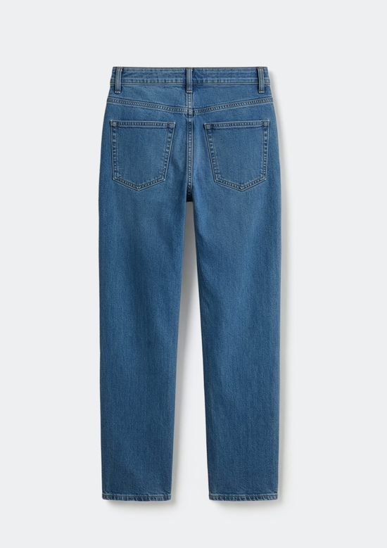 Foto do produto: Calça Jeans Feminina Reta Cintura Média - Azul