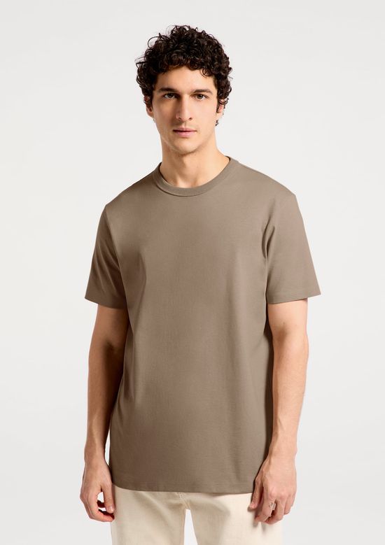Foto do produto: Camiseta Básica Masculina Comfort Super Cotton - Marrom