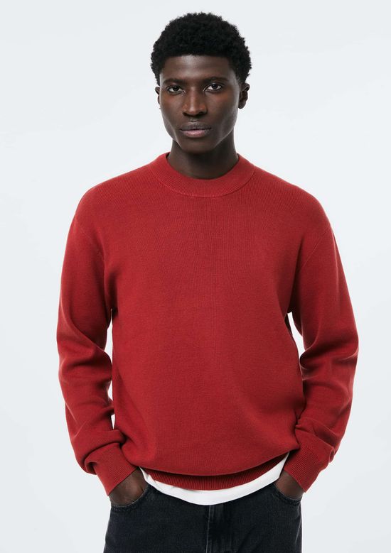 Foto do produto: Blusão Masculino Tricô Full Needle - Vermelho