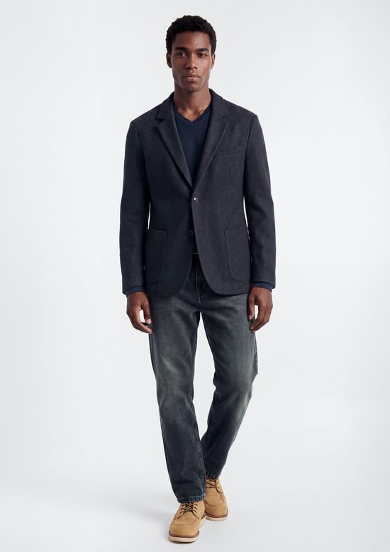 Foto do produto: Blazer Masculino Em Tecido Plano - Azul
