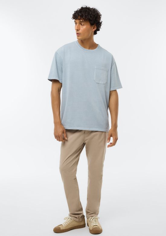 Foto do produto: Camiseta Masculina Manga Curta Relaxed - Cinza