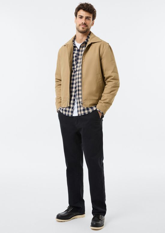 Foto do produto: Jaqueta Masculina Sarja Com Bolsos - Bege