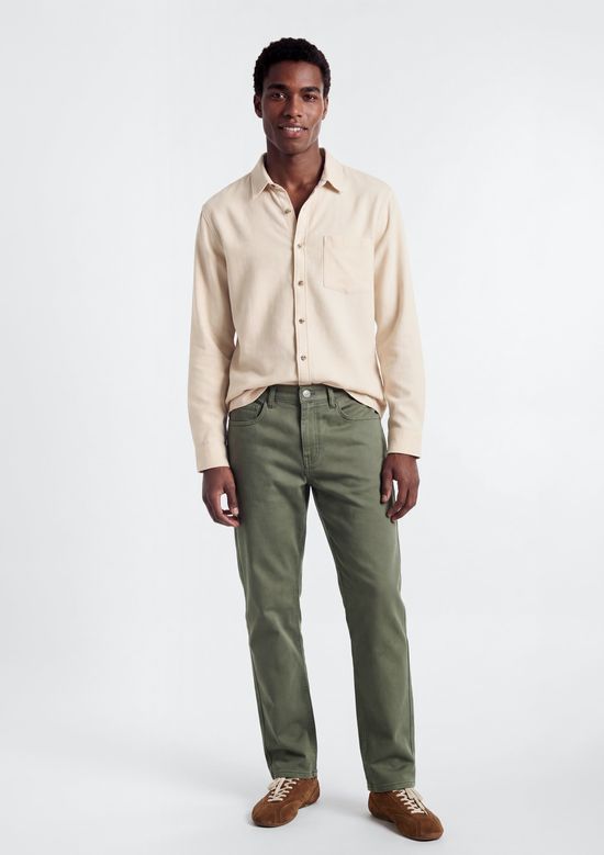 Foto do produto: Calça Masculina Slim Em Sarja - Verde