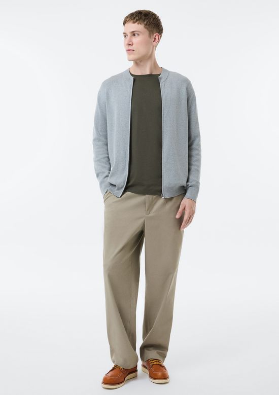 Foto do produto: Jaqueta Masculina Tricô Full Needle - Cinza