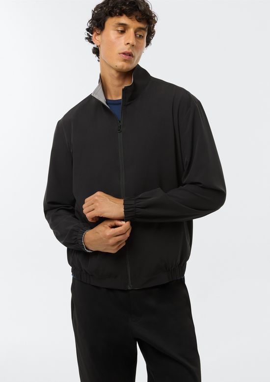 Foto do produto: Jaqueta Masculina Bomber Dupla Face - Cinza