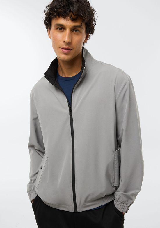 Foto do produto: Jaqueta Masculina Bomber Dupla Face - Cinza
