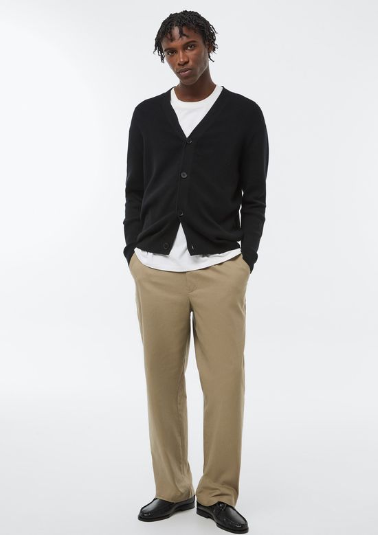 Foto do produto: Cardigan Masculino Em Tricô Full Needle - Preto