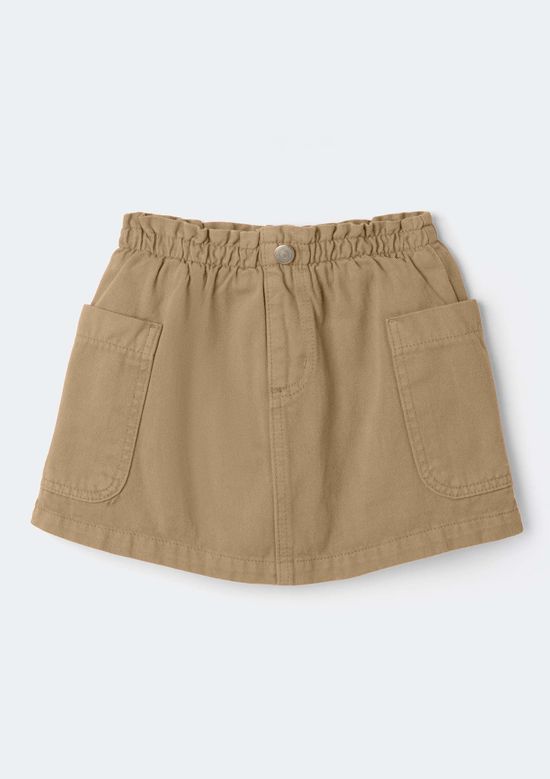 Foto do produto: Shorts Saia Infantil Em Sarja - Verde