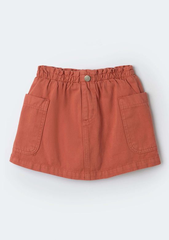 Foto do produto: Shorts Saia Infantil Em Sarja - Rosa