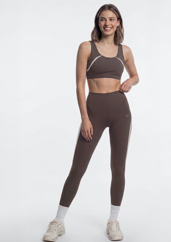 Foto do produto: Calça Legging Esportiva Selada - Marrom