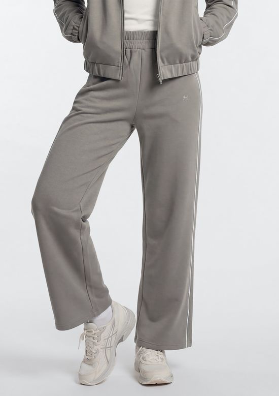 Foto do produto: Calça Esportiva Feminina Pantalona Cós Elástico - Caqui