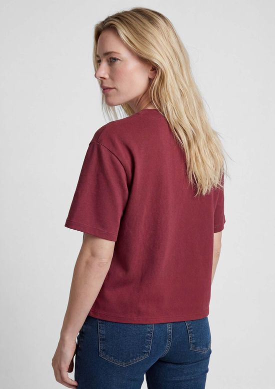 Foto do produto: Blusa Feminina Em Tecido Plano - Vermelho