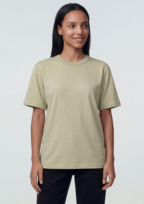 Foto do produto: Camiseta Feminina Slim Em Algodão - Verde