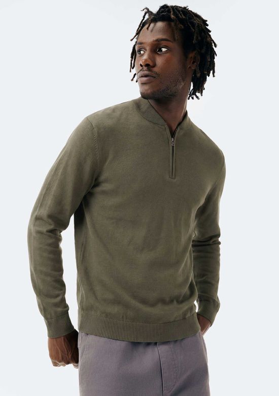 Foto do produto: Suéter Masculino Regular Em Tricô - Verde