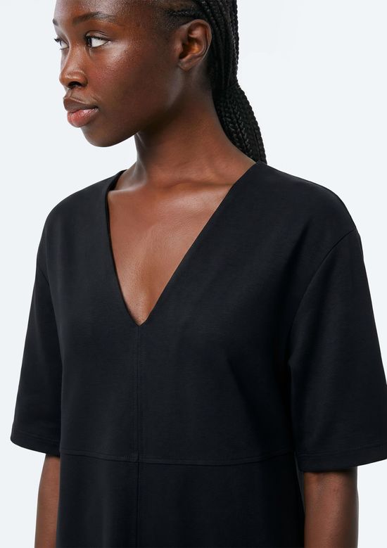 Foto do produto: Vestido Curto Reto Em Viscose - Marrom