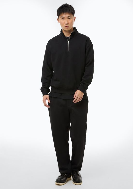 Foto do produto: Blusão Masculino Moletom Gola Alta - Preto